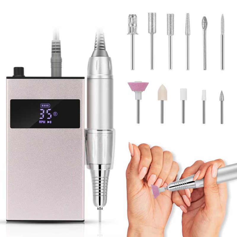 ชุดเจาะเล็บแบบพกพาเสียงรบกวนต่ำ